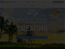 Tablet Screenshot of meritmile.com